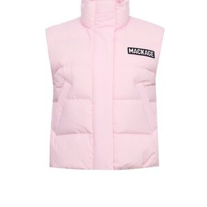 Mackage Light Pink Quilted Vest